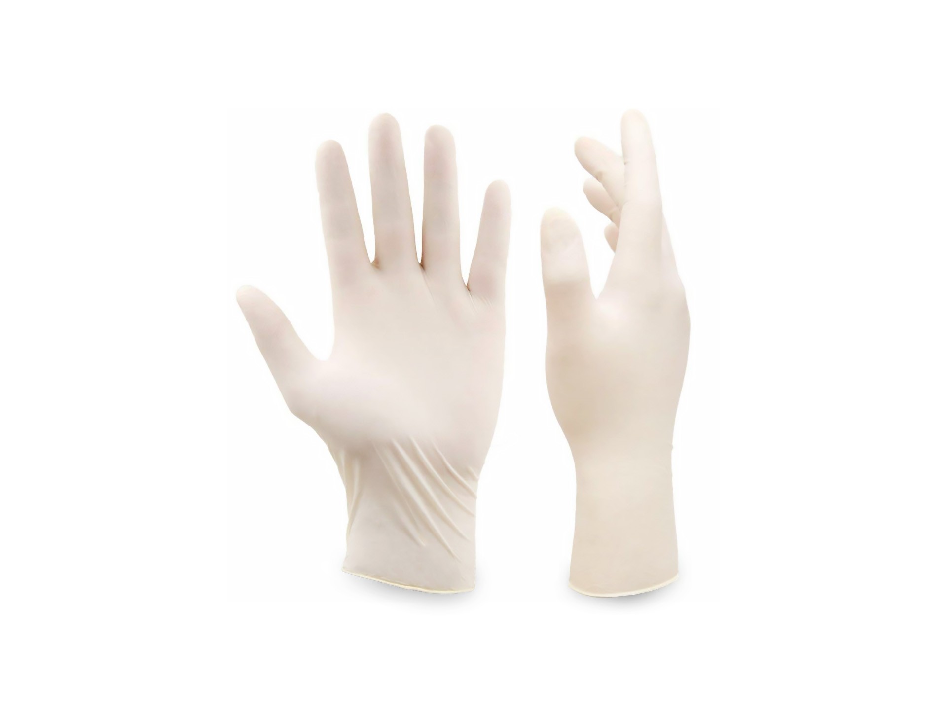 GUANTES DE LATEX Guantes Latex Blanco Caja x50 Pares - Imagen 1