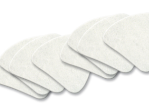 Filtros de Repuesto para Respirador Reusable para polvo no tóxico Ref. 11917004 • Bolsa x 10 unidades.